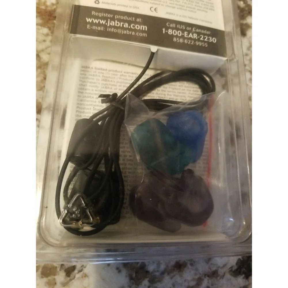 Jabra EarBud with Mic - Universal 2.5mm Jack (EB25MM302) - New